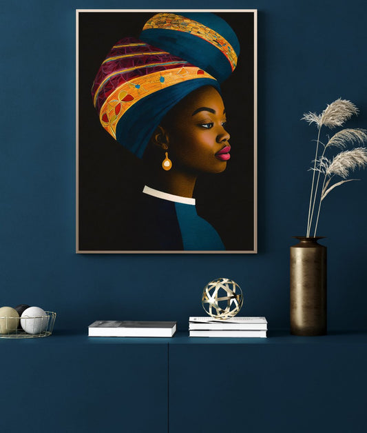 'Thandie' Canvas Art by HeadWrapped