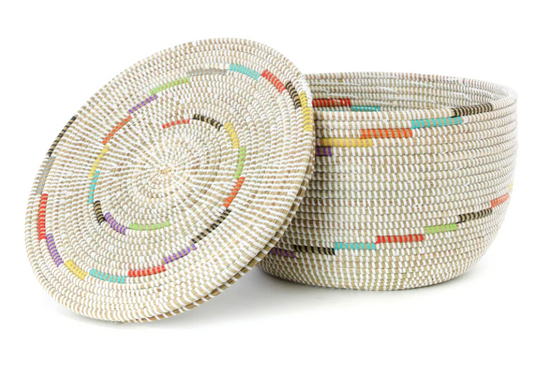 Sugar Swirl Flat Top Basket