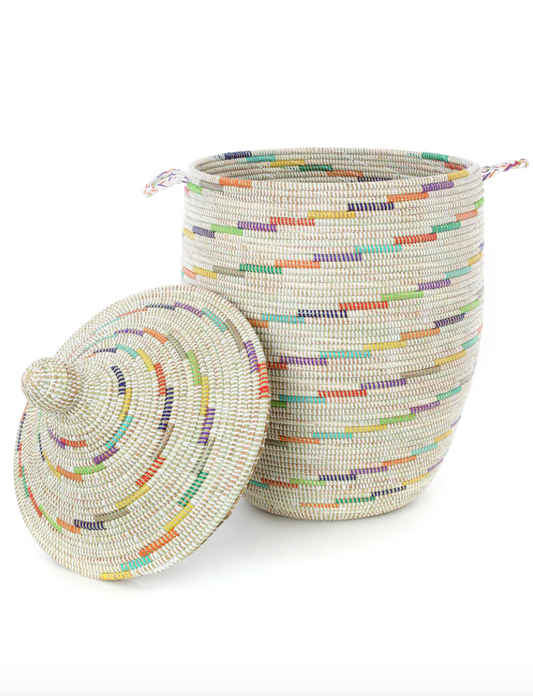 Sugar Swirl Hamper Basket