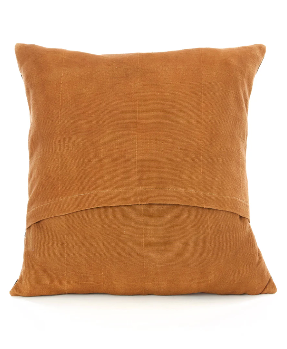 Desert Cathedral Cotton Pillow from Mali