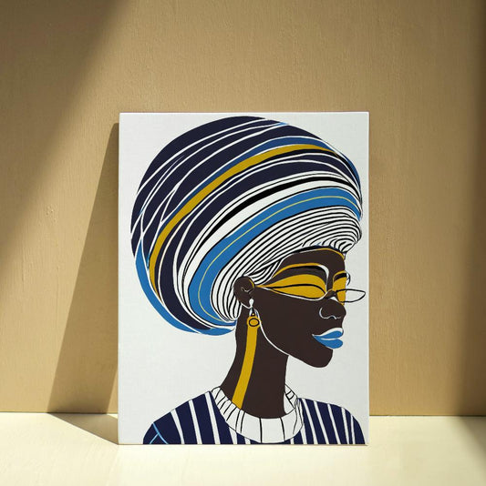 'Olanna' Canvas Art by HeadWrapped