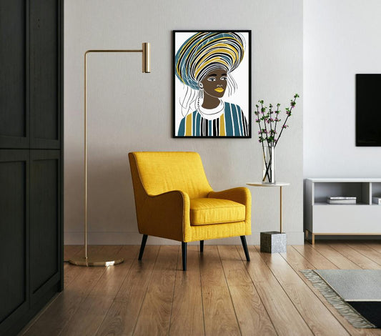 'Sade' Canvas Art by HeadWrapped