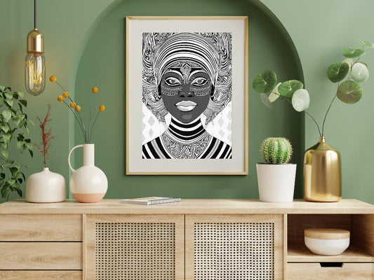 'Resha' Canvas Art by HeadWrapped