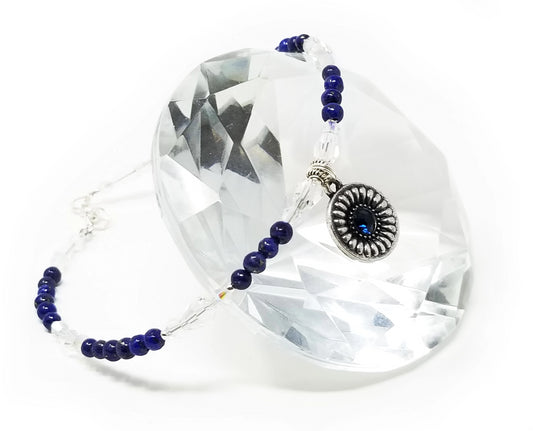 'Lehana' Lapis Lazuli Anklet