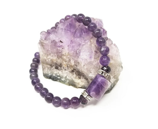 'Nichelle' Amethyst Bracelet