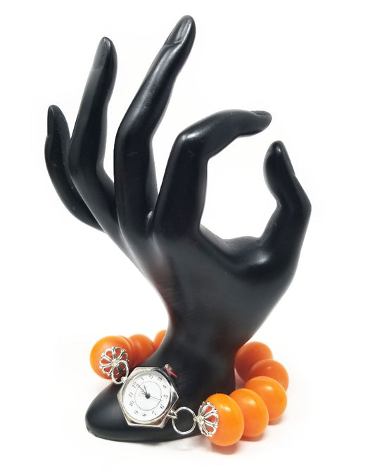 'Nyoka' African Amber Bracelet Watch