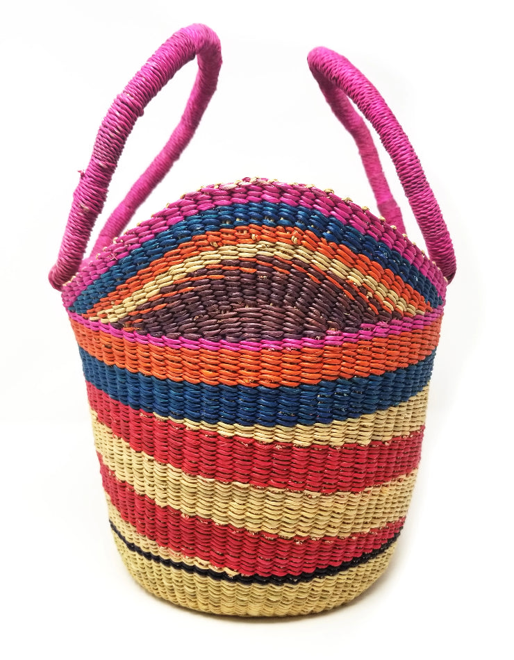 Multicolored Petite Shopper Bag from Ghana
