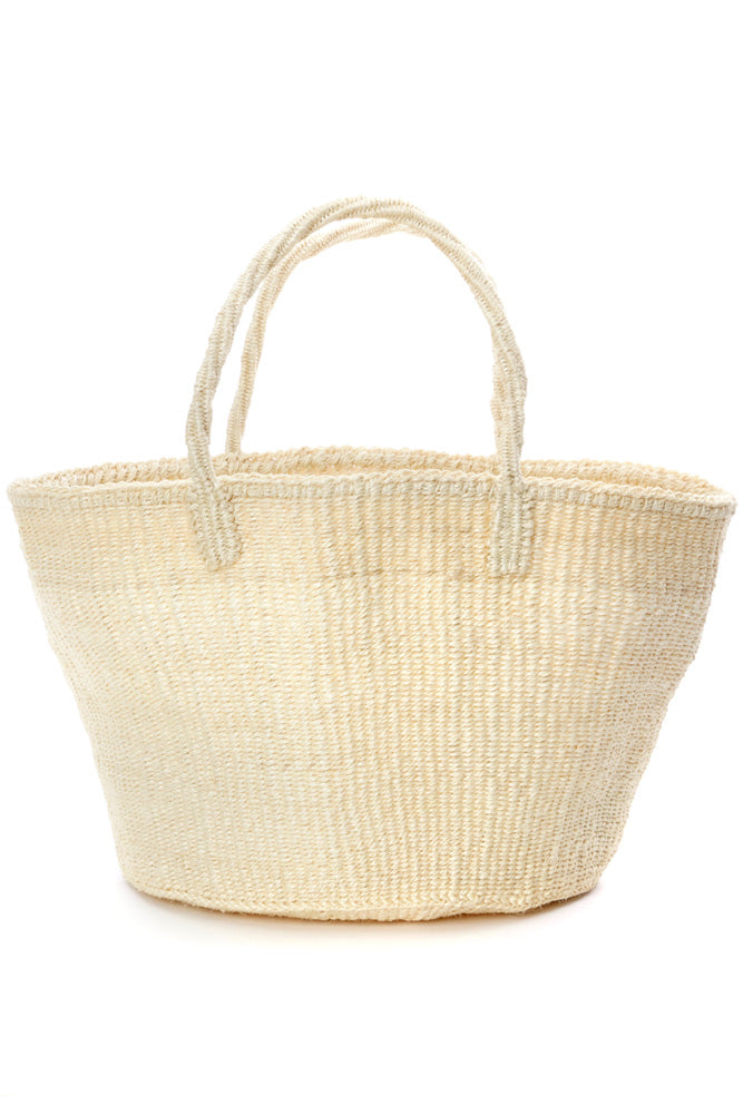 Natural Ivory Sisal Tote from Kenya