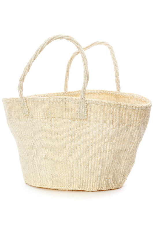 Natural Ivory Sisal Tote from Kenya