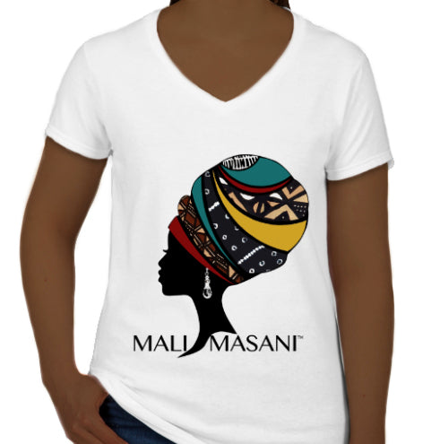 MaliMasani V-Neck T-Shirt - Color