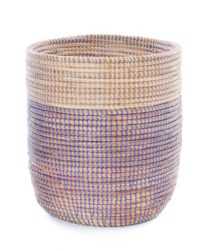 Purple Dipped Storage Basket from Senegal