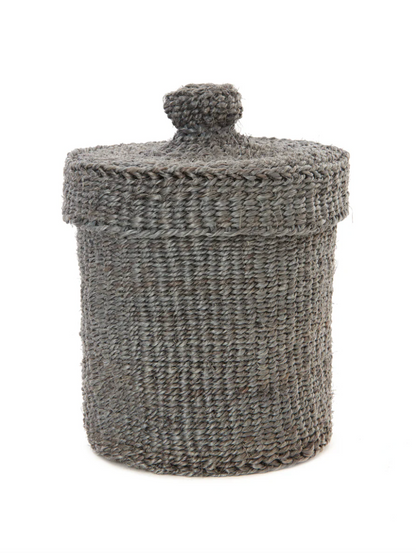 Mini Sisal Lidded Container Basket from Kenya