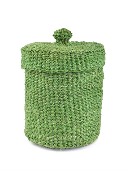 Mini Sisal Lidded Container Basket from Kenya