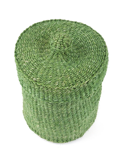Mini Sisal Lidded Container Basket from Kenya