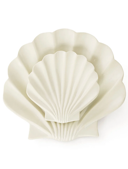 All Natural Soapstone Scallop Shell Dish from Kenya
