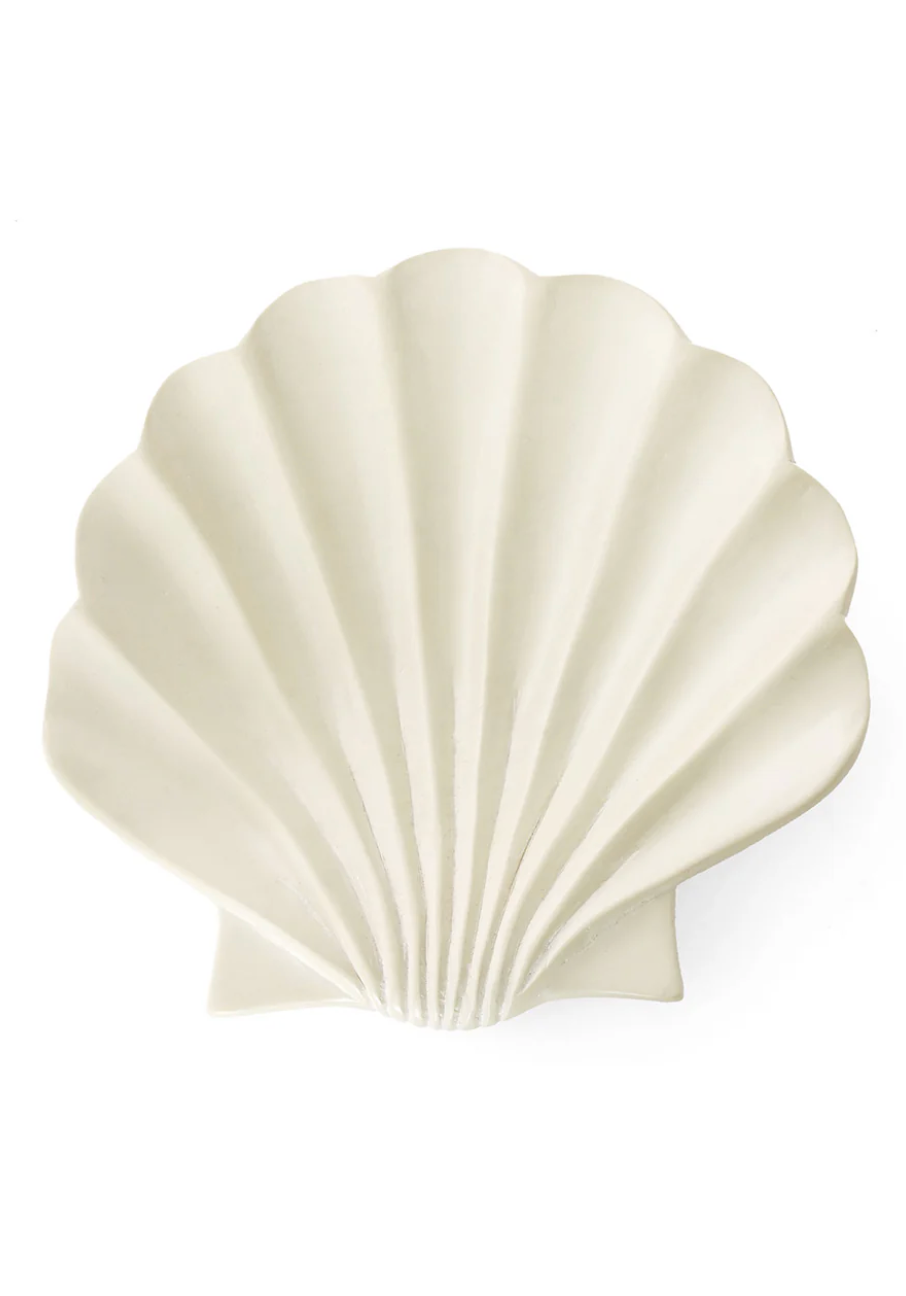 All Natural Soapstone Scallop Shell Dish from Kenya