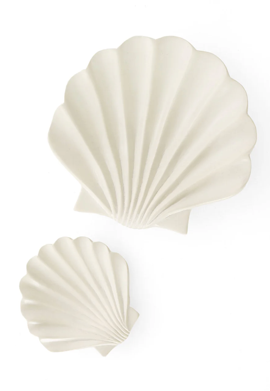All Natural Soapstone Scallop Shell Dish from Kenya