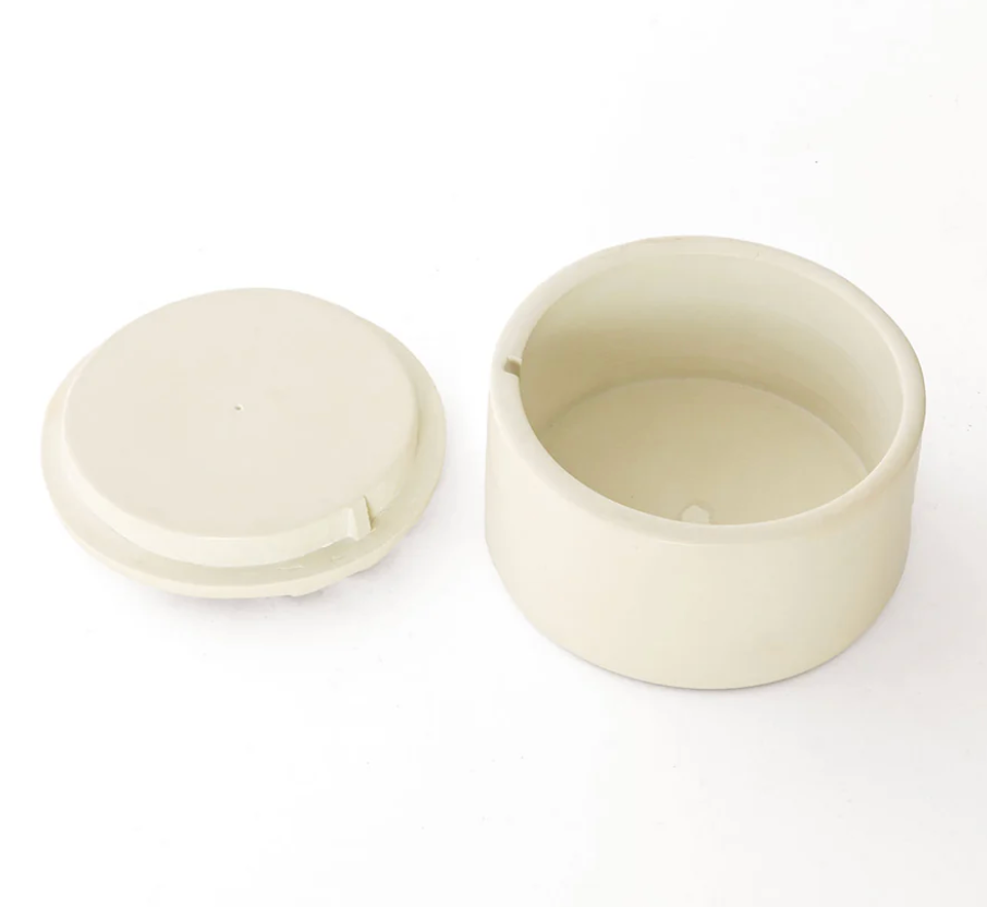 All Natural Soapstone Scallop Shell Storage Box from Kenya