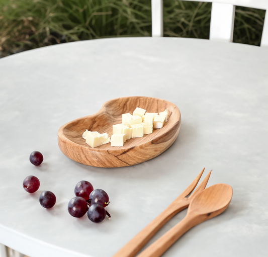 Mini Wild Olive Wood Bean Dish from Kenya